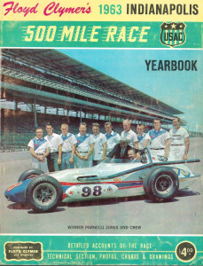 FLOYD CLYMER'S INDIANAPOLIS 500 MILE RACE YEARBOOK 1963